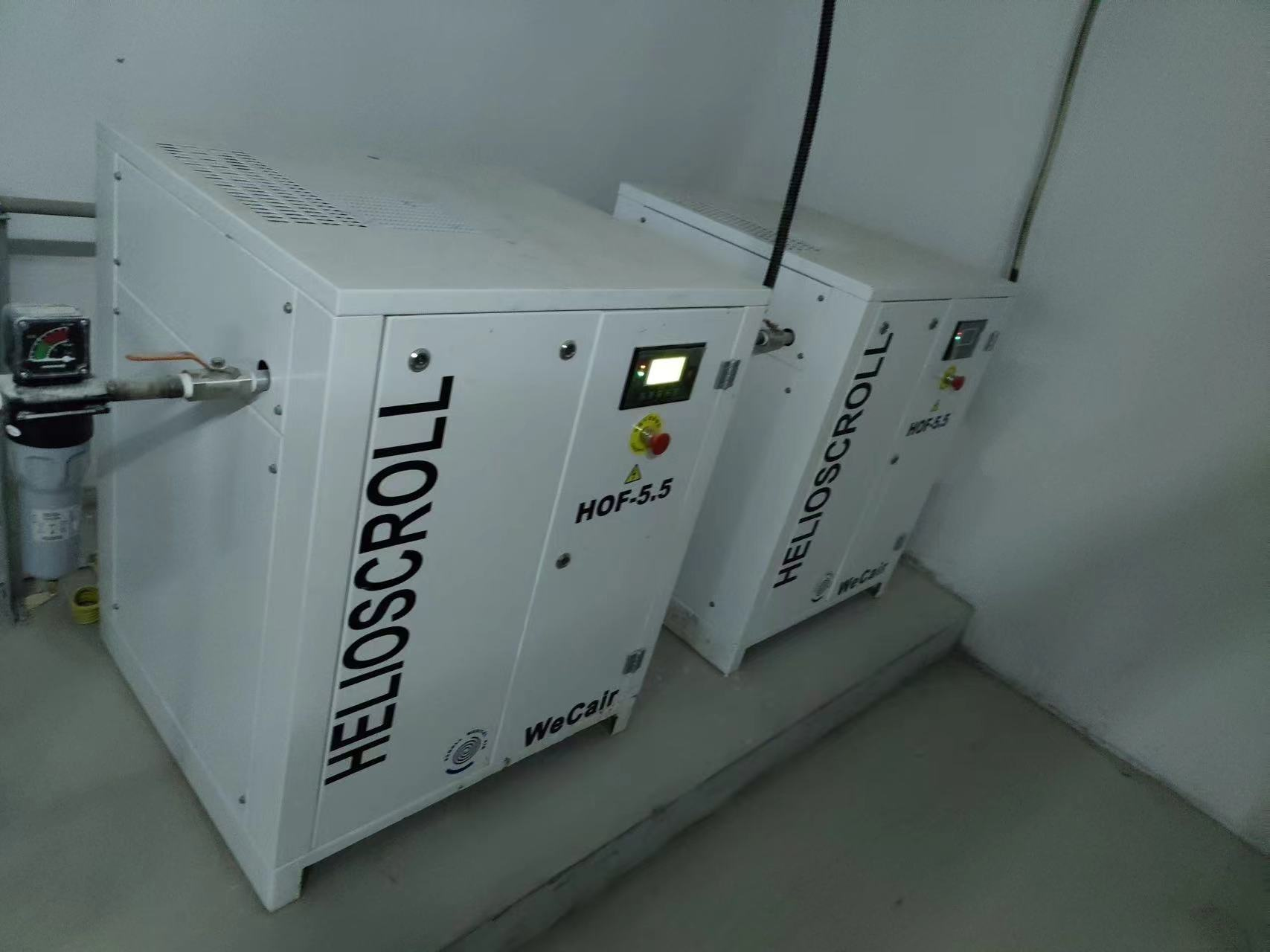 赫利亞斯HELIOSCROLL無油渦旋空壓機運用于江蘇泰州某三甲醫院