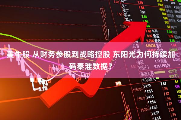 美牛股 从财务参股到战略控股 东阳光为何持续加码秦淮数据？