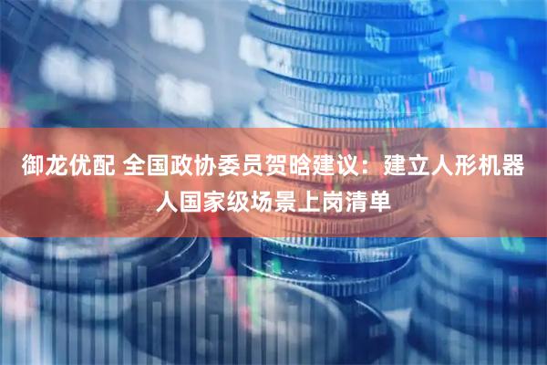 御龙优配 全国政协委员贺晗建议：建立人形机器人国家级场景上岗清单